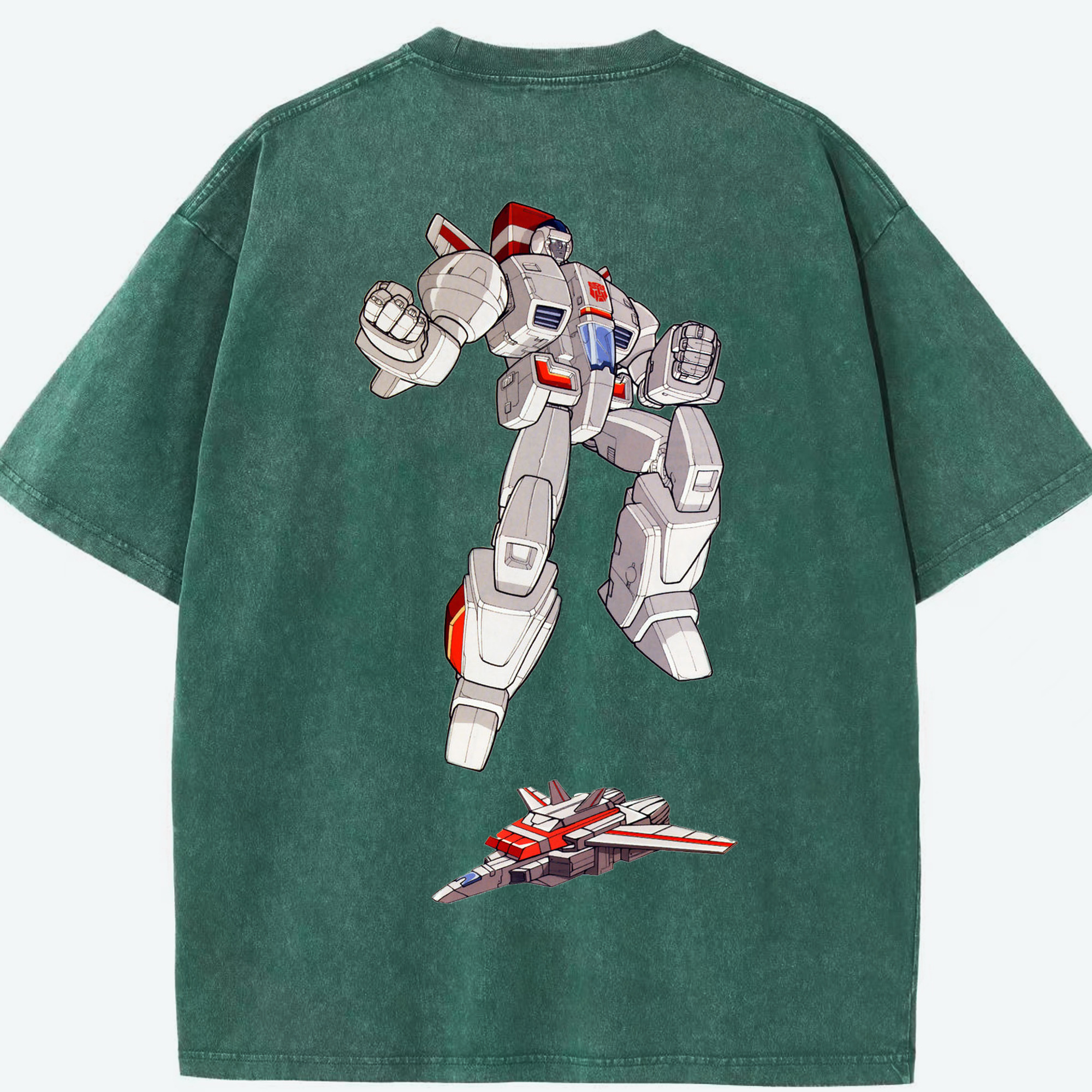 （画像用）  綿100% ヴィンテージ風 半袖Tシャツ（背面プリント）